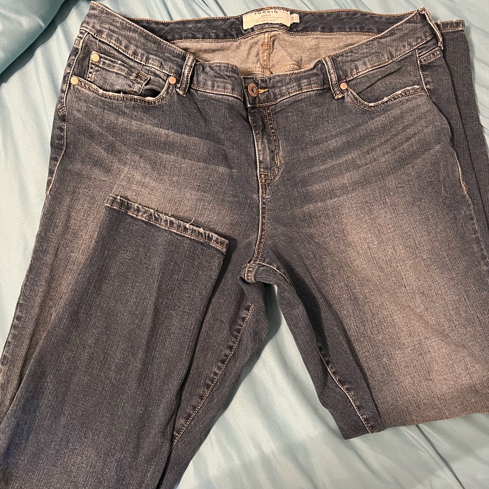 Torrid Blue Straight Leg Jeans